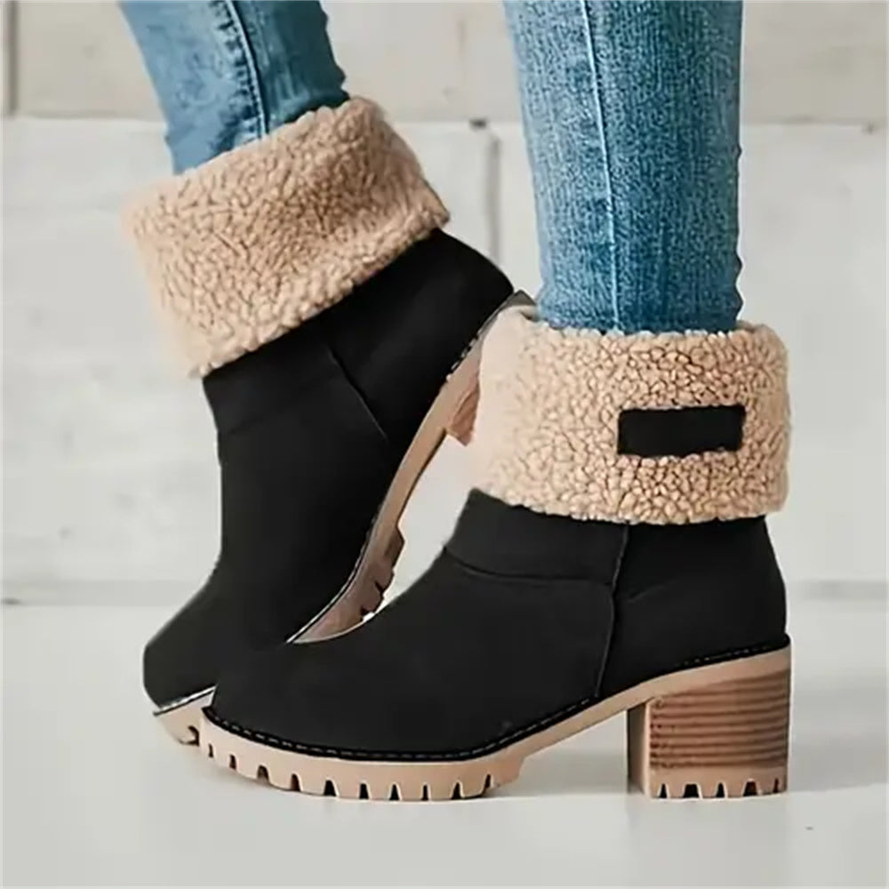 Debbs Women's Soft Waterproof Wool Lining Boots