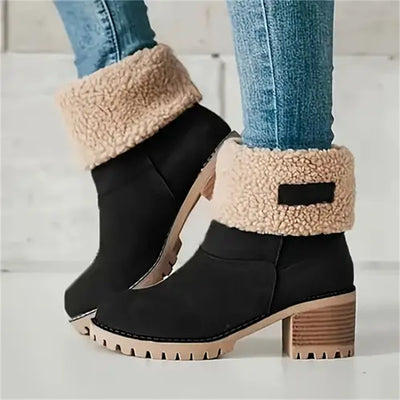Debbs Women's Soft Waterproof Wool Lining Boots