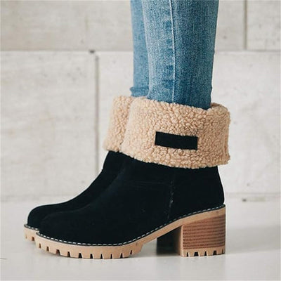 Debbs Women's Soft Waterproof Wool Lining Boots
